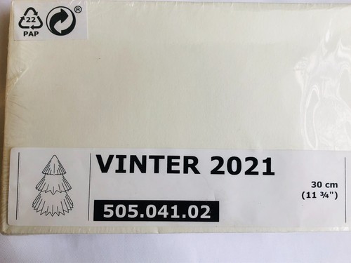 Ikea VINTER 2021 Decoration 3D Christmas Tree Paper Green 505.041.02 11 ¾" - Picture 3 of 5