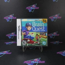 Brain Quest Grades 5 & 6 Nintendo DS DD Complete - (See Pics)