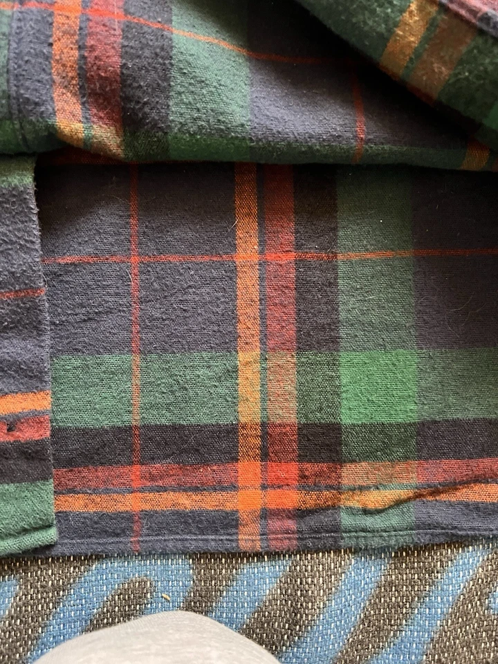 Camisa L.L Bean Tradicional Franela Abotonada Talla 2XL Alta Foto 3 de 3