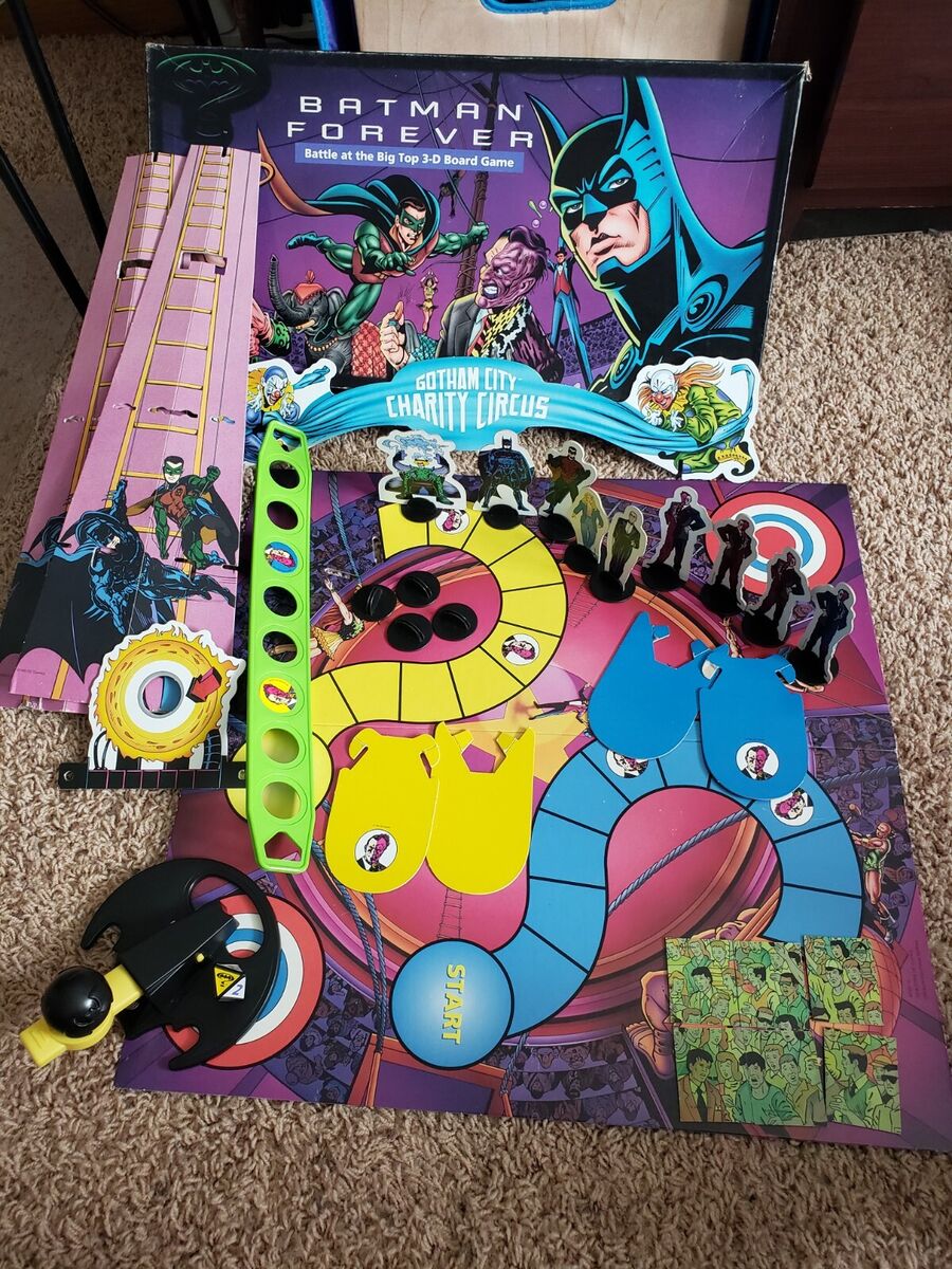 Batman Forever Battle at the Big Top 3D Board Game 99 Batman Forever Battle at the Big Top 3D Board Game 99