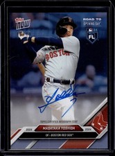 2024 Topps Now Road to Opening Day Masataka Yoshida BLUE AUTO #42/49 Red Sox