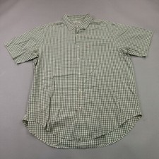Ralph Lauren Shirt Mens XL Short Sleeve Cotton Plaid Casual Pocket