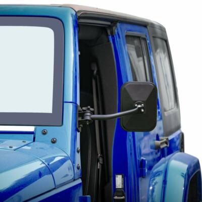 Door Off Mirrors Rear View Quick Release for 1997-2017 Jeep Wrangler TJ JK JKU