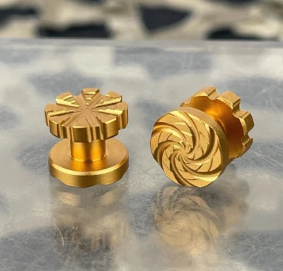 NEW HK Army KLR/Proflex Goggle Screw Set - Cyclone - Gold