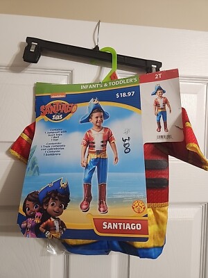 Santiago of the Seas 2T Toddlers Halloween Costume Dress Up Pretend Play NEW