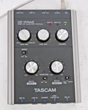 Tascam US144MKII USB 2.0 Audio MIDI Interface Bus-powered - TESTED
