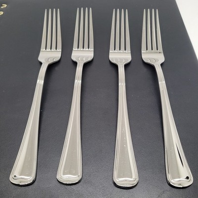 Gorham Dinner Fork  Fairview Set 4 Stainless 18/8