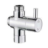 "Umschaltventil G1/2\" Messing Chrom 3 Wege Duschumschalter 8KG Hochdruck Ibergrif"