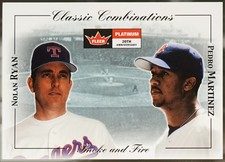 2001 Fleer #20 CC Nolan Ryan / Pedro Martinez NM