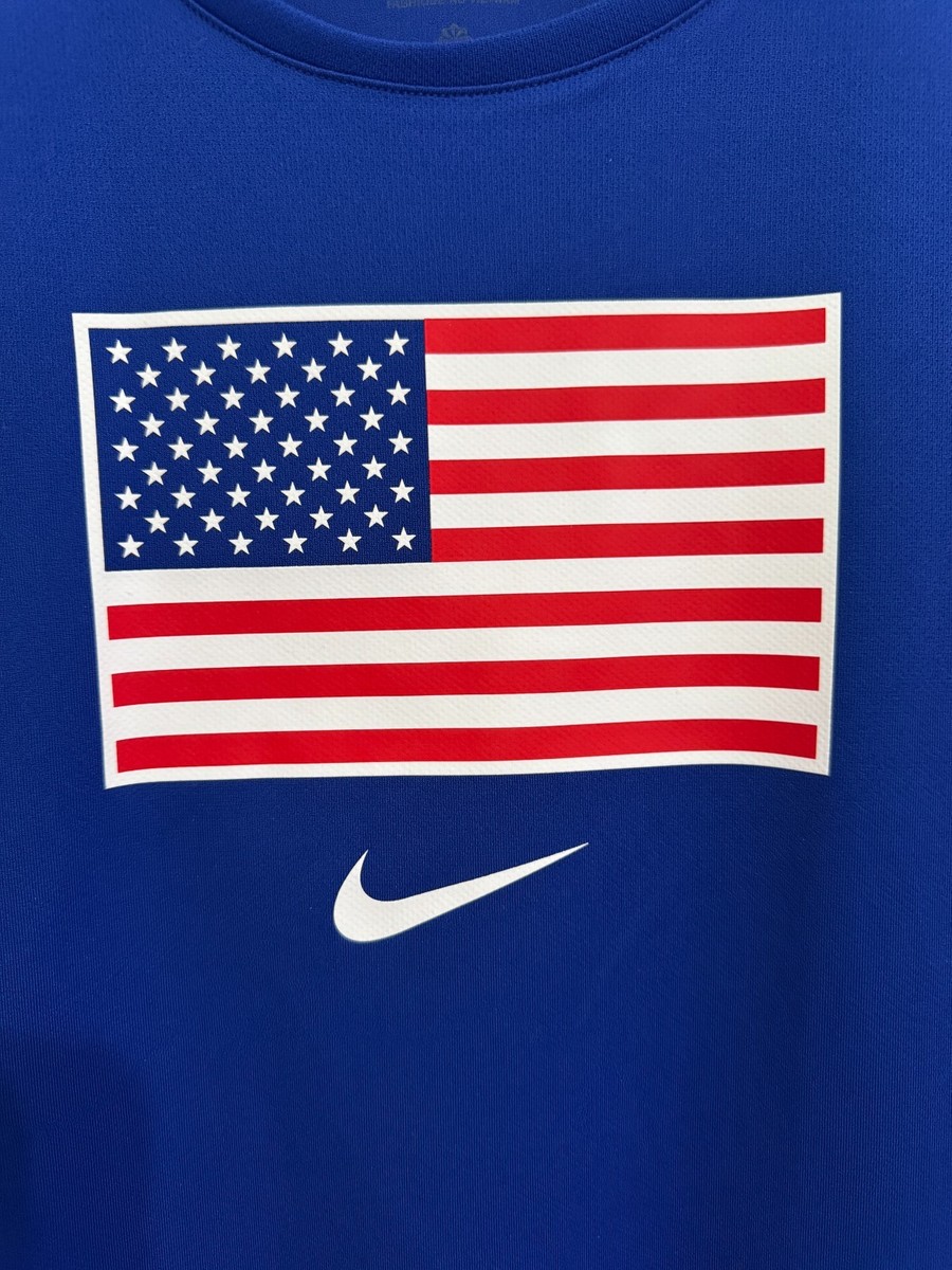 Nike Dri-FIT USA Track & Field Miler Running Shirt Top FJ3412-417