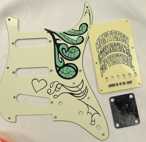 Jimi Hendrix Monterey Style 3 pcs North American Alder Strat Guitar Body 2.24kg - Picture 15 of 23