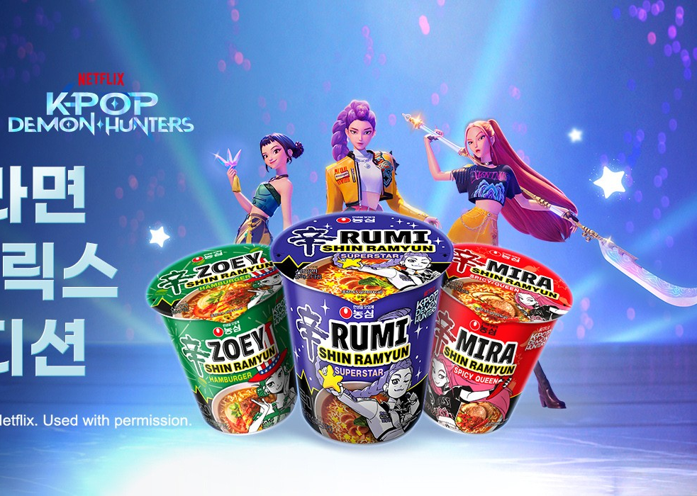 K-Pop Demon Hunters Huntrix Cup Noodles 3 pcs of Zoey Rumi Mira