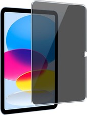 Privacy Screen Protector for iPad A16 10.9" - Tempered Glass, Case Friendly 9H