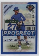 2024 Panini Prospect Edition Blue Prizm 103/149 Yandel Ricardo #131 8d2