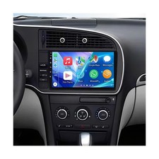 Android 13 Double Din Car Radio Stereo For Saab 9-3 93 2007-2011 With Wireles...