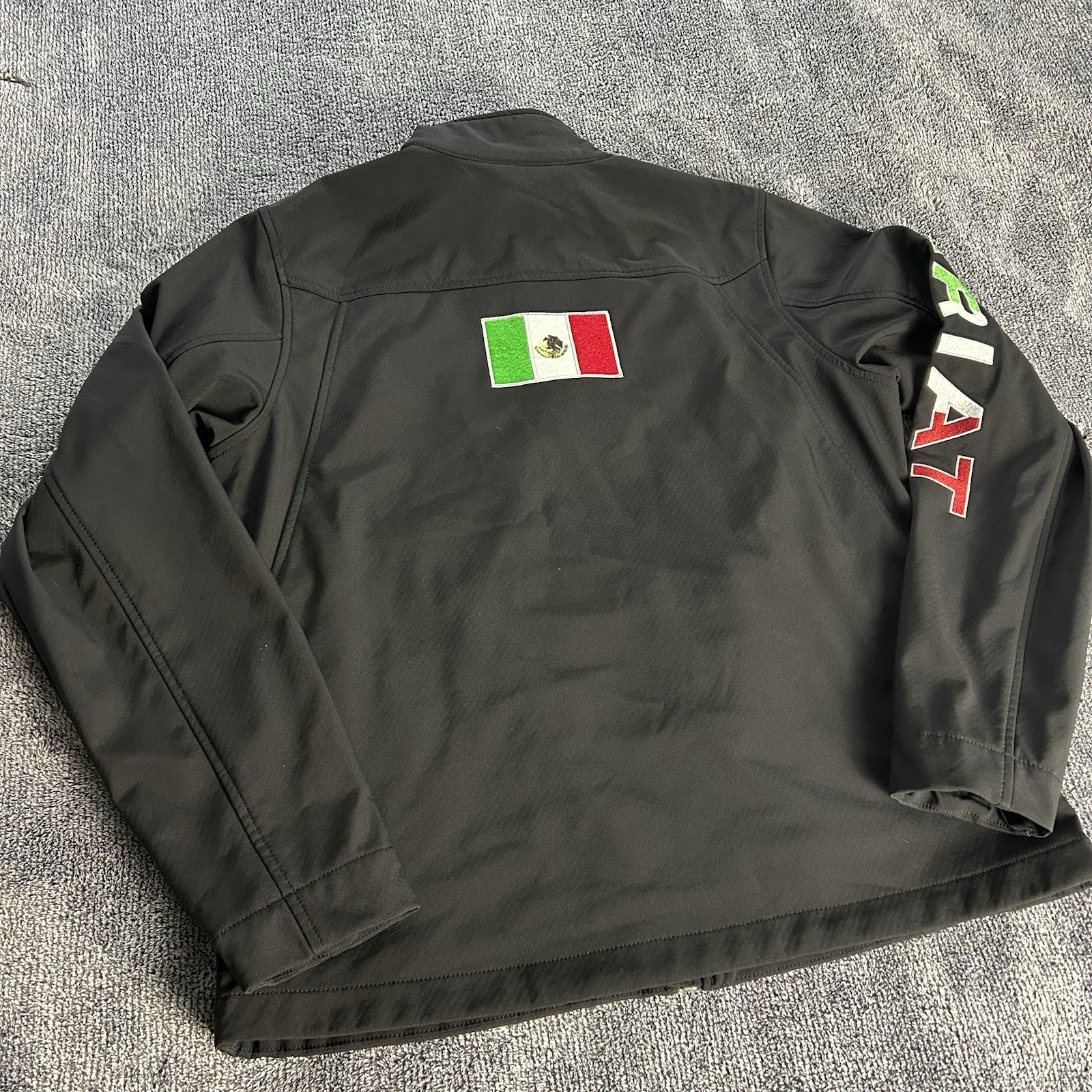 Ariat Classic Team Softshell Mexico Jacket Black … - image 1