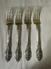 New ListingLa Scala by Gorham Sterling Silver individual Place Fork 7.5" Set Of Four