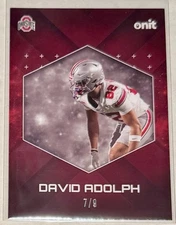 David Adolf 2025 Onit Gravity Base Red 7/9! Ohio State Buckeyes Football