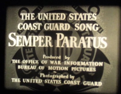  Semper Paratus  (1942) 16mm Film, Sound, Coast Guard Train, Box, Fight, Row, VS