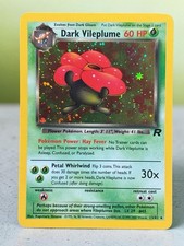 Dark Vileplume 13/82 Team Rocket Holo Unlimited Pokemon WOTC LP Single Owner on eBay