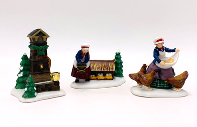 Dept.  56 Twelve Days of Dickens Village  Three French Hens  58378 Exc.