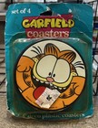 Vintage Conimar Garfield Coasters 4 Pack New — photo 1