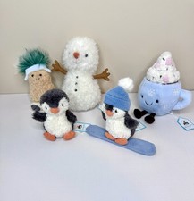 Jellycat Bundle/Lot- Five 5 Favorite Winter Plushes BNWT, Authentic,Sold Out