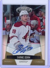2010-11 Certified Shane Doan Auto Mirror Gold /25 Arizona Coyotes T1