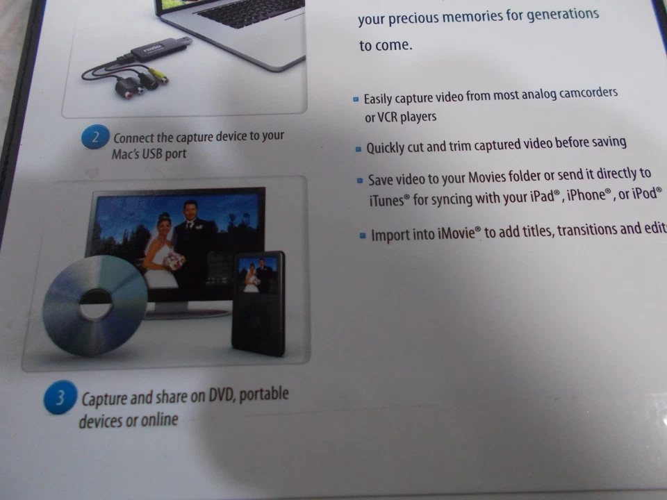 Roxio Easy VHS to DVD for Mac New in Box - Image 4 of 4