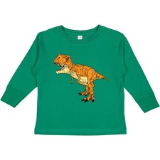 Inktastic Roaring T-Rex Toddler Long Sleeve T-Shirt Dinosaurs Dinosuar Rex Cute