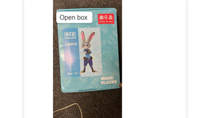 Zootopia Judy Hopps Magic Blocks Set - DIY 3D Nanoblocks Puzzle (LS9916)Open Box