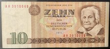 1971 GERMANY PAPER MONEY - 10 MARK BANKNOTE!