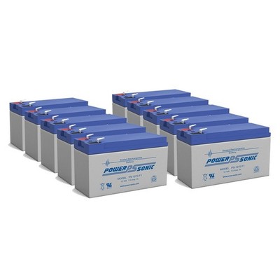 Power-Sonic 12V 7Ah Battery Replaces ION Block Rocker Bluetooth Speaker - 10Pack