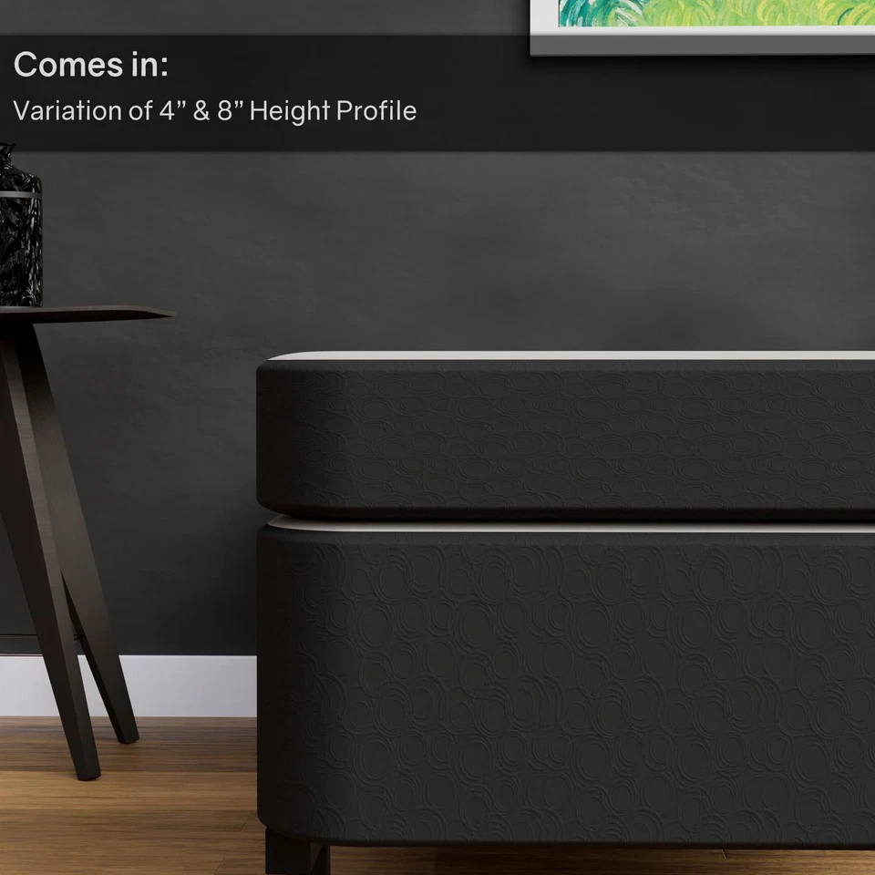 Wood Split High Profile Traditional 8-inch Fully Assembled Foundation Set-Str... - Image 4 of 4