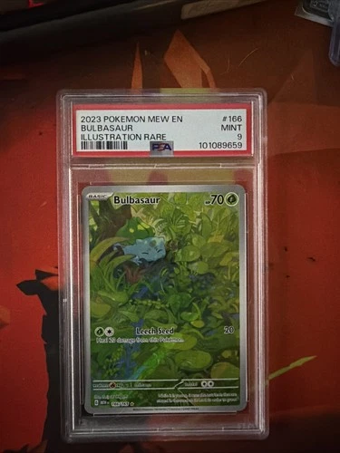 Bulbasaur 166/165 Sv: Scarlet & Violet 151 Holo PSA 9