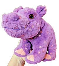 Wild Republic 9" Foilkins Jr Hippopotamus Plush Stuffed Animal Hippo