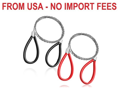 Lanties Stainless Steel Cable Saw, Metal Wire Saw Hand Pocket String Emergency S