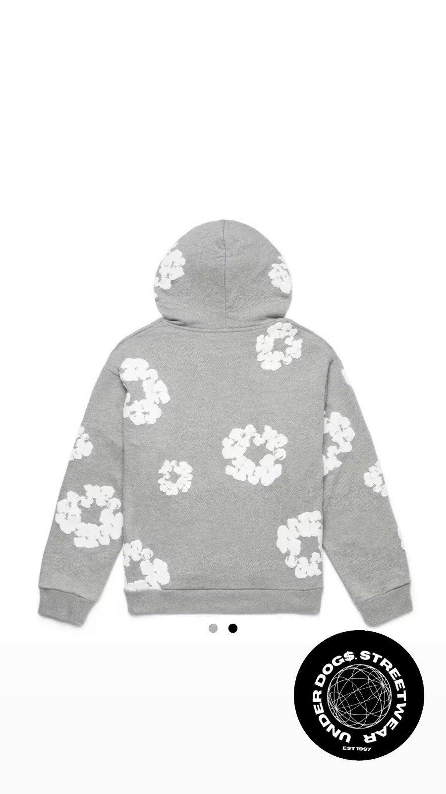 Denim Tears the Cotton Wreath Hoodie Sweatshirt Grey,Size M SHIPPING SAME DAY ‼️