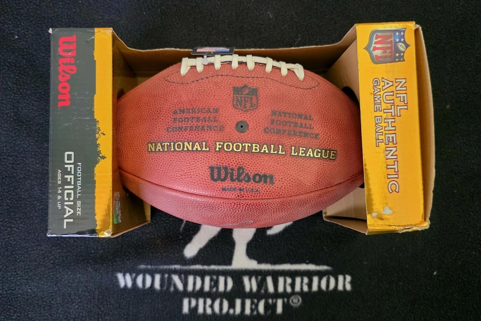 Подлинный игровой мяч Drew Brees No9 Saints HOF QB NFL «The Duke» с автографом - Изображение 2 из 4