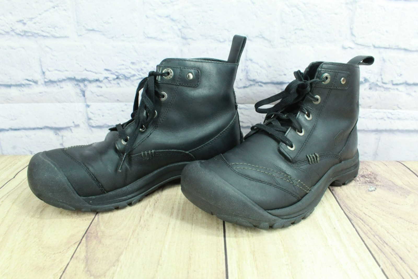 Keen Stivaletti da trekking donna neri in pelle antiscivolo antiolio misura 7 5