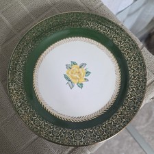 Plato de Postre Homer Laughlin "Dama Greenbriar" Rosa Amarilla 7-1/4" A53N8