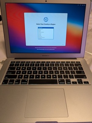 Apple MacBook Air A1466 i5-1.3GHz 4GB MEM 128GB SSD