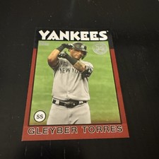 2021 Topps Gleyber Torres RED /10 SSP - 1986 35th Anniversary #86B-71 - Yankees