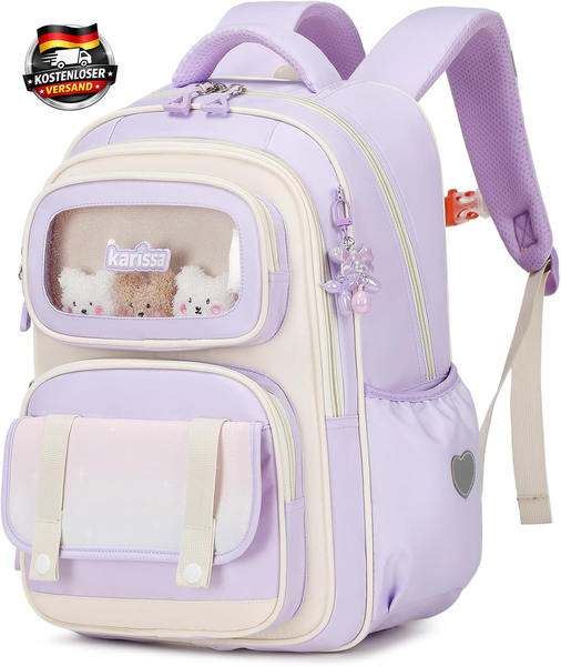 Tanou Schultasche MäDchen Rucksack Kinder Ergonomic Schulrucksack Kinderrucksack-image