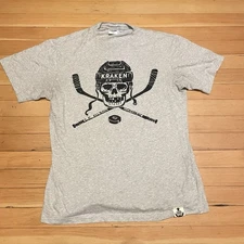 Filson x Seattle Kraken t shirt Mens S grey skull logo soft Cotton Crewneck