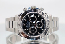 Rolex Cosmograph Daytona Stainless Steel Black Dial 116520 Boxed Circa 2005