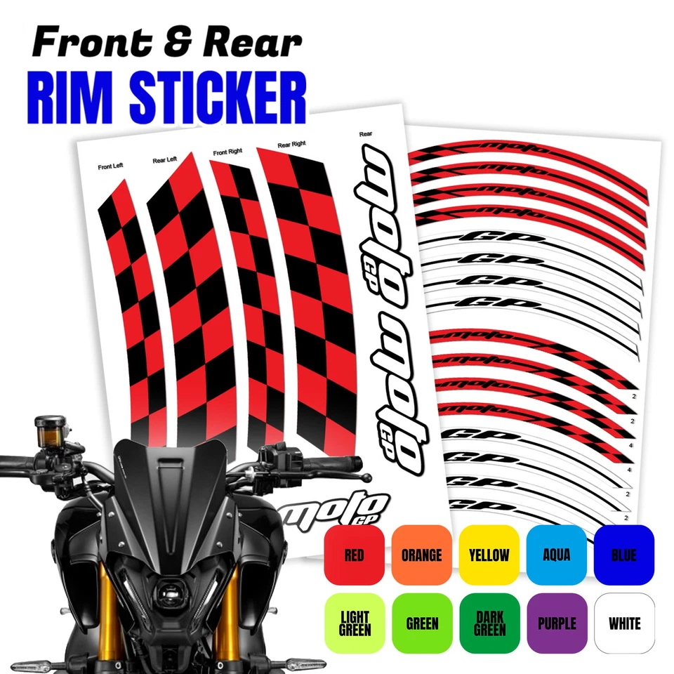 Pegatinas rueda verde llanta GP01 para Suzuki SV1000 S 2003-2007 03 04 05 06 07 Foto 3 de 4