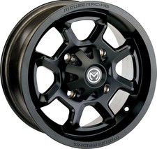 Moose Racing 415X Wheel For Polaris 455 4X4 1999 Front 12x7" - Black