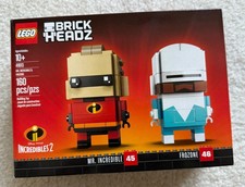 LEGO BRICKHEADZ: Mr. Incredible & Frozone (41613)brand new and sealed 