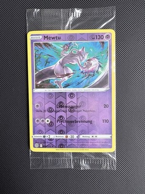 Mewtu Reverse Holo 056/172 Print Error Amazon Promo Sealed
